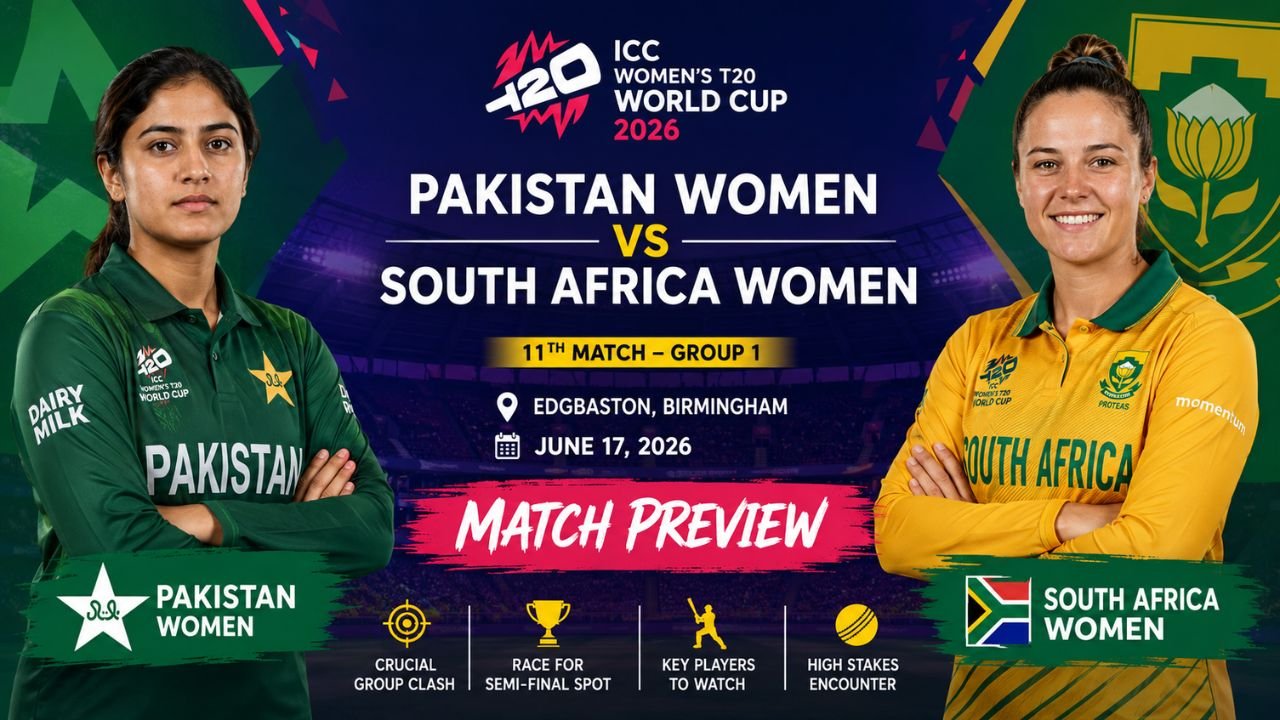 Pakistan Women Face South Africa in Crucial T20 World Cup Group Clash