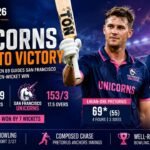 San Francisco Unicorns Cruise Past Texas Super Kings as Pretorius and Siddle Shine in MLC 2026